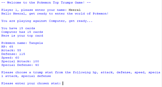 Pokemon Top Trumps